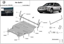 Hliníkový kryt motoru Volkswagen Golf (1998-2006)