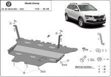 Ocelový kryt motoru Skoda Karoq - Manuální (2017-2026)