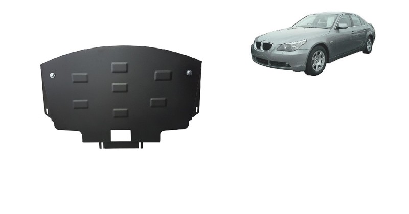 Ocelový kryt motoru BMW Seria 5 E60/E61 standardní přední nárazník (2003-2010)