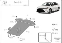 Ocelový kryt katalyzátoru Toyota Corolla (2019-2026)