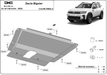 Hliníkový kryt motoru Dacia Bigster (2025-2026)
