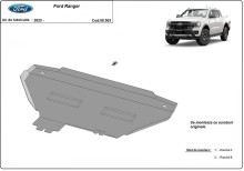 Ocelový kryt chladiče Ford Ranger (2023-2026)