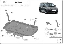 Ocelový kryt motoru VW Caddy (2003-2012)