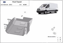 Ocelový kryt AdBlue Ford Transit (2013-2020)