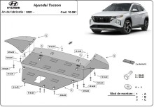 Ocelový kryt motoru Hyundai Tucson (2021-2026)