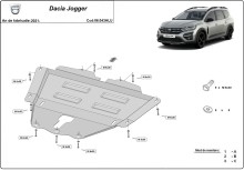 Hliníkový kryt motoru Dacia Jogger (2021-2026)