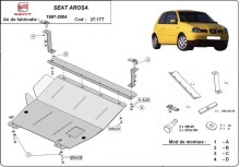Ocelový kryt motoru Seat Arosa (1997-2004)