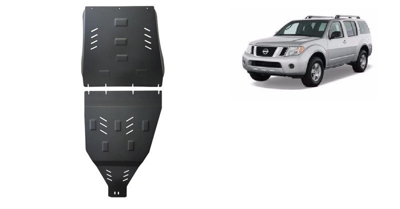 Ocelový kryt převodovky a reduktoru Nissan Pathfinder (2005-2015)