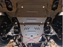Ocelový kryt motoru Jac T8 (2018-2026)