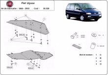 Ocelový kryt motoru Fiat Ulysse (1995-2003)