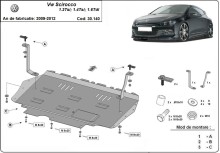 Ocelový kryt motoru Volkswagen Scirocco (2008-2017)
