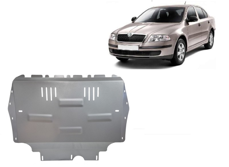 Aluminium Osłona pod silnik Skoda Octavia 2 (2009-2012)