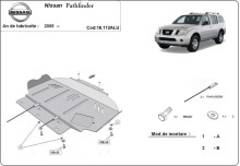 Hliníkový kryt motoru Nissan Pathfinder (2005-2026)