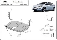 Ocelový kryt motoru Hyundai Elantra 2 (2011-2016)