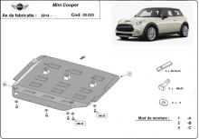 Ocelový kryt motoru Mini Cooper (2014-2024)