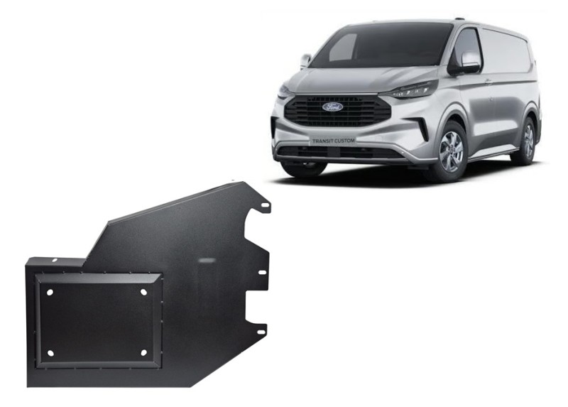 Ocelový kryt nádrže AdBlue Ford Transit Custom (2023-2026)
