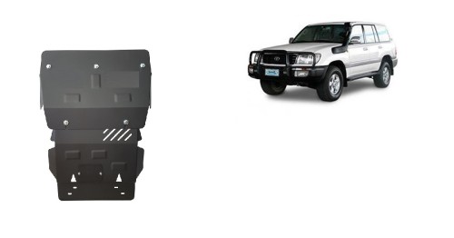Ocelový kryt motoru Toyota Land Cruiser J100 (1998-2008)
