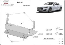 Ocelový kryt motoru Audi A5 (2017-2026)