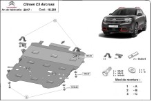 Ocelový kryt motoru Citroen C5 Aircross (2017-2026)