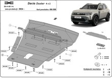 Ocelový kryt motoru Dacia Duster - 4x2 (2024-2026)