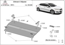 Ocelový kryt motoru Citroen C-Elysee (2012-2026)