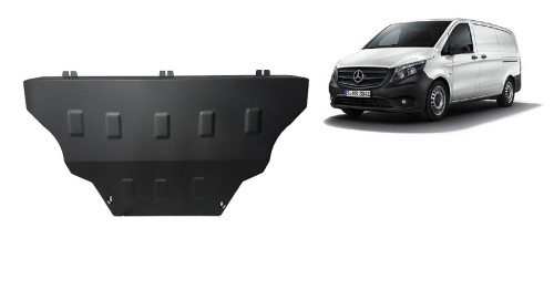 Ocelový kryt motoru Mercedes Vito W447, 4x2, 1.6 D (2014-2026)