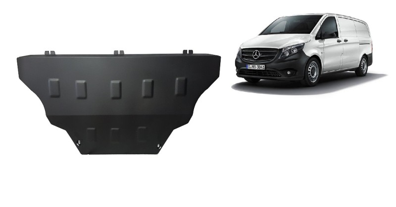 Ocelový kryt motoru Mercedes Vito W447, 4x2, 1.6 D (2014-2026)