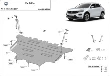 Hliníkový kryt motoru Volkswagen T-Roc (2017-2026)