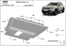 Hliníkový kryt motoru Dacia Duster (2024-2026)