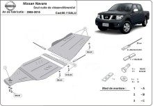 Hliníkový kryt převodovky Nissan Navara (2005-2015)