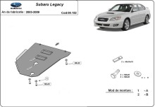 Ocelový kryt převodovky Subaru Legacy - Manuální (2003-2009)