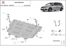 Ocelový kryt motoru Seat Alhambra - Webasto (2010-2020)