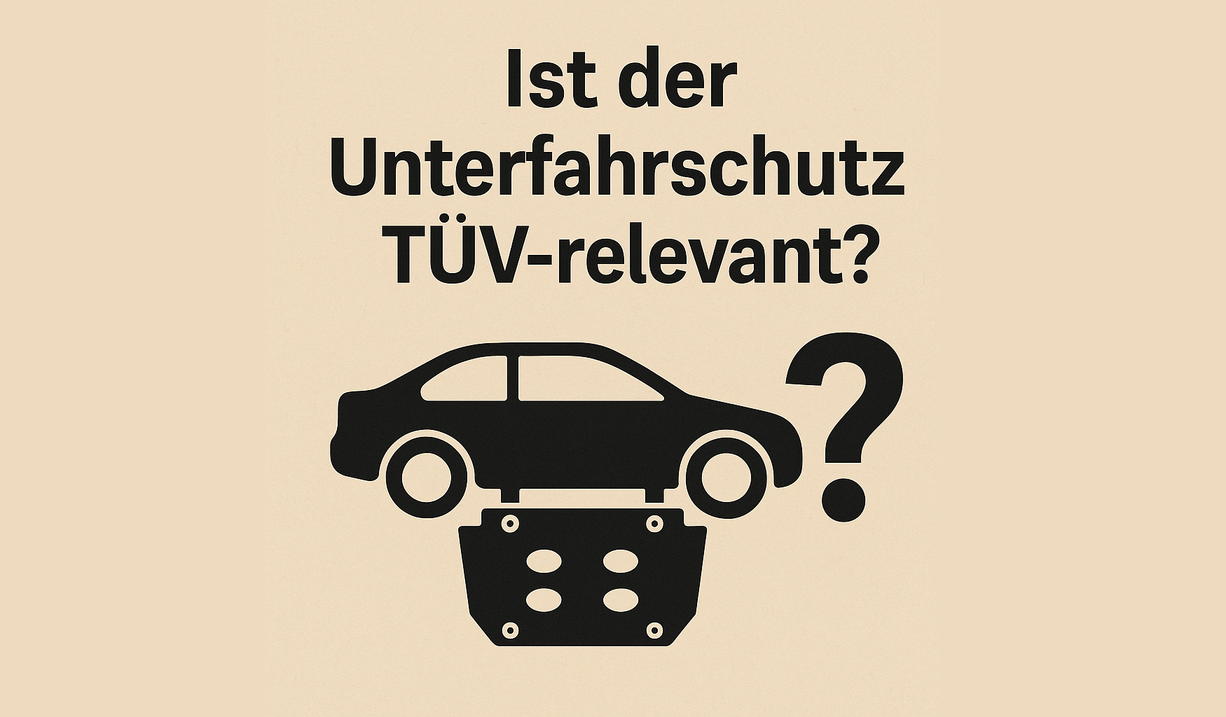 Je kryt motoru relevantní pro TÜV?